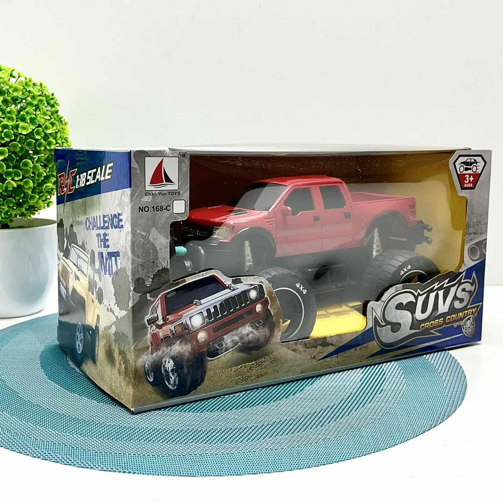 Джип позашляховик на радіокеруванні 23см Червоний (168-C25-C26) Чернігів - фото 2