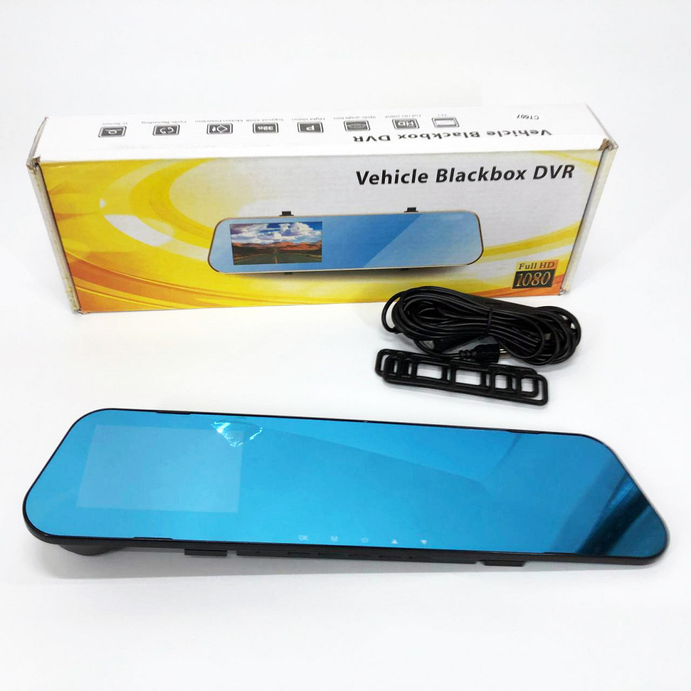 Відеореєстратор дзеркало заднього виду з екраном Автомобільний реєстратор Автовідеореєстратор з екраном Київ - фото 6