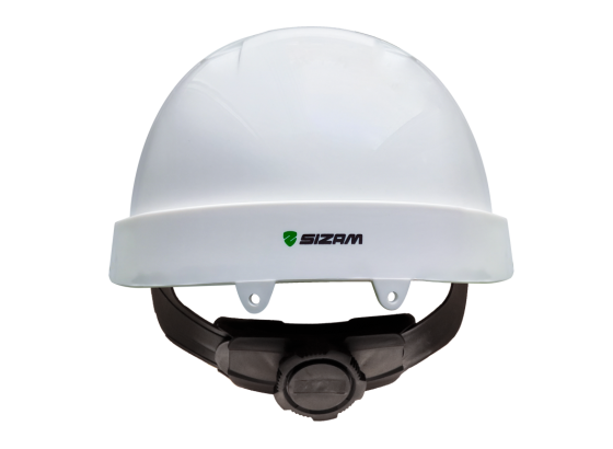 Каска защитная строительная Sizam Safe-Guard 3210 белая Ровно