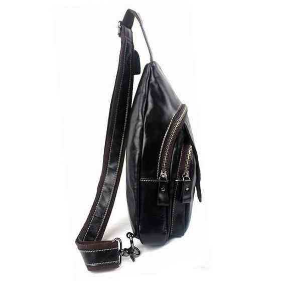 Сумка мужская на плечо Vintage 14760 Черная Киев