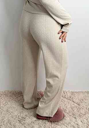 Женский трикотажный костюм на тёплую погоду Бежевый M-L Харьков