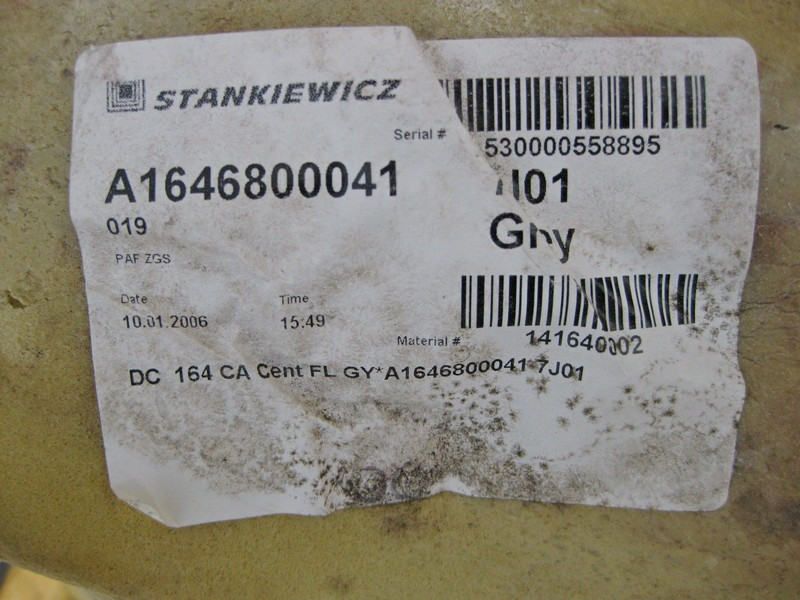 Mercedes-Benz  A1646800041 7J01 Килим салону задній сірий ML W164 Одесса - изображение 5