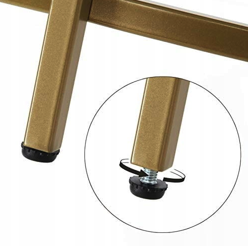 Журнальний столик Leobert Oskar круглий з скляною стільницею золото Киев - изображение 4