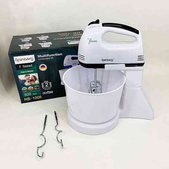 Міксер з насадкою для збивання вершків, Ручний міксер для приготування їжі Портативний ручний SM-43 Львів