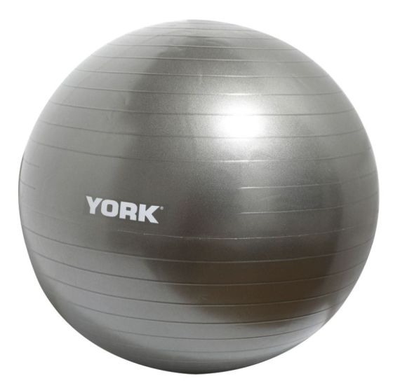 Фітбол York Fitness 75см сірий + насос Київ
