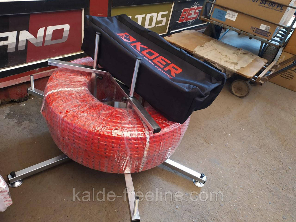 Стойка для размота трубы 