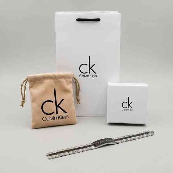 Мужской брендовый браслет Calvin Klein из нержавеющей стали (30112) Киев