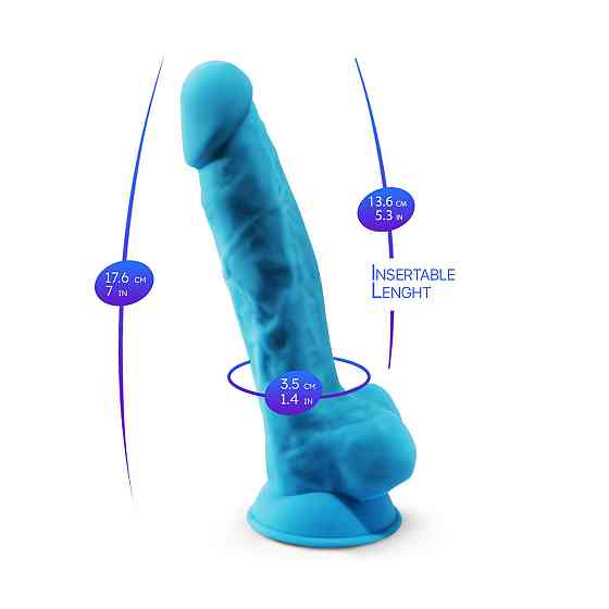Фаллоимитатор S.D Model 1 ( 7 ) Blue Sex Aura Киев