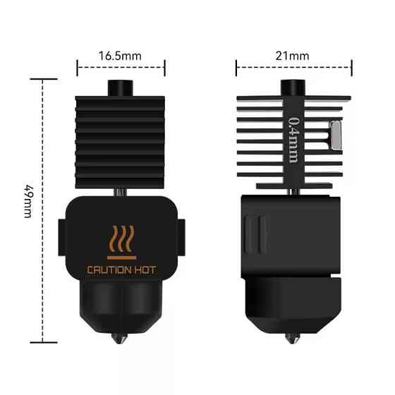 Хотенд 0,4 мм для Bambu Lab A1, A1  mini (Ur Elk) Київ