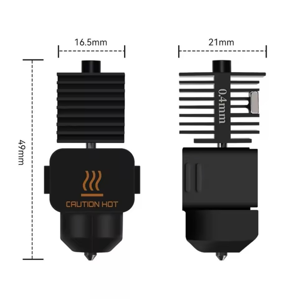Хотенд 0,4 мм для Bambu Lab A1, A1  mini (Ur Elk) Київ - фото 3