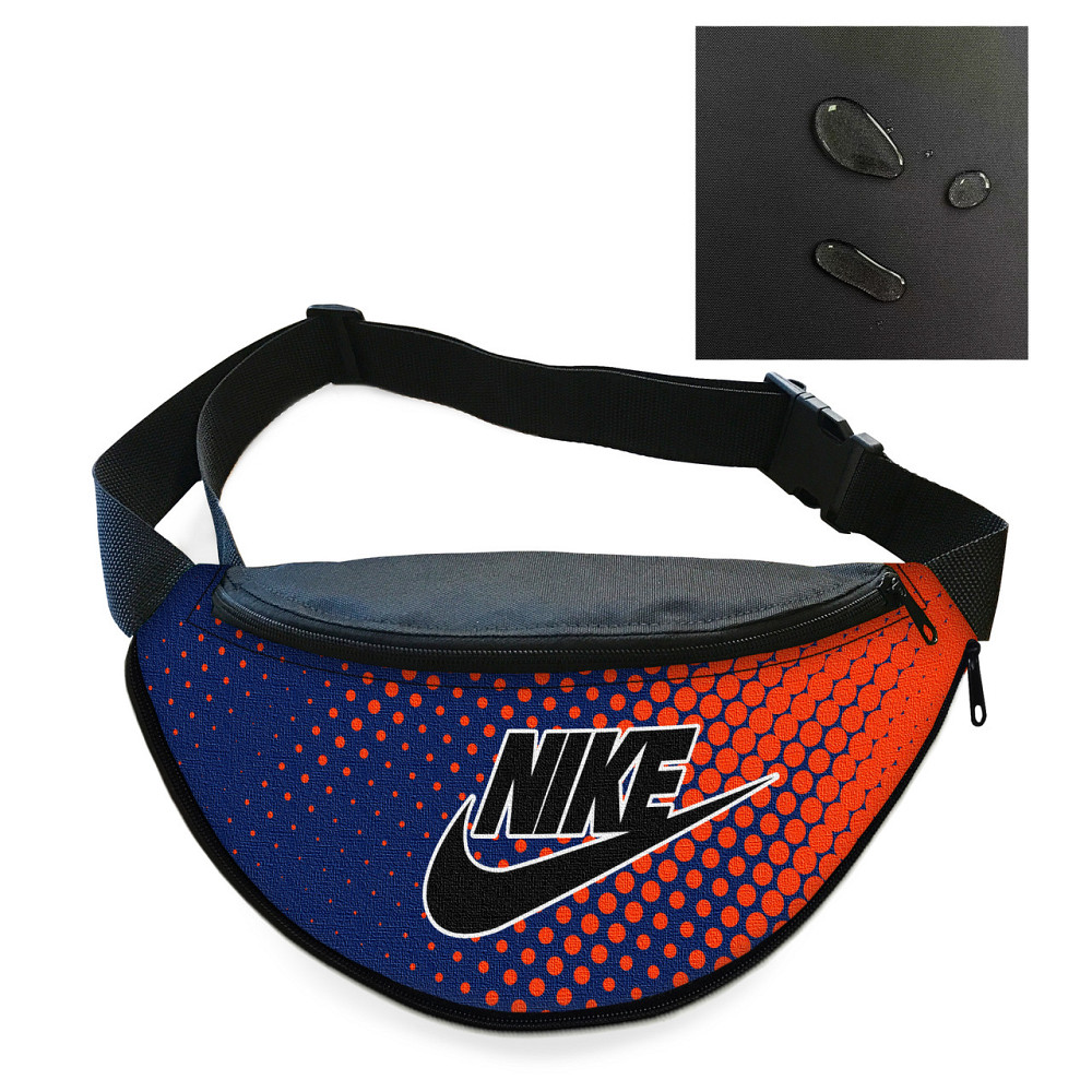 Сумка-бананка Nike чоловіча/жіноча спортивна 32×16 см з розширювачем поясна сумка або сумка через плече (3732) Київ - фото 2
