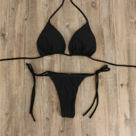 Купальник стрингами жіночий чорний 44 Київ - фото 1