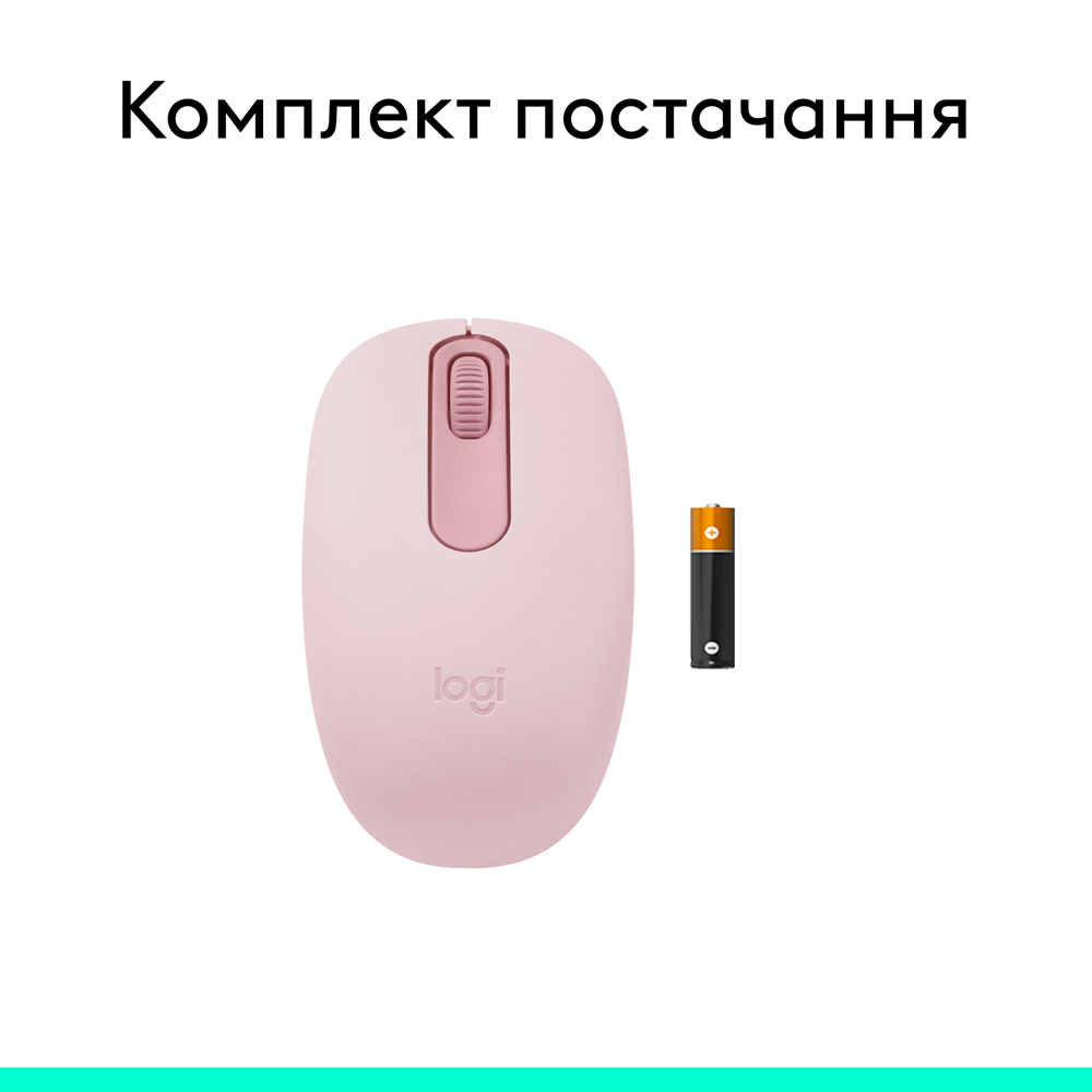 Миша Logitech M196 Bluetooth Rose (L910-007461) (7031697) Київ - фото 5