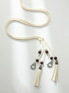 Пояс белый в восточном стиле женский Киев - изображение 2