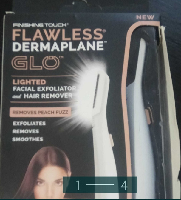 Тример для обличчя Flawless Dermaplane GLO. Київ - фото 1