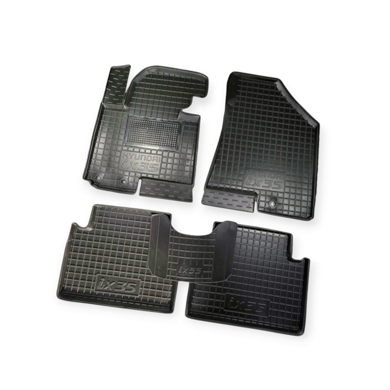 Килимки салону автомобіль Хюндай ix35 (2010-) борт 2,5 см, з перемичкою Мукачево - фото 1