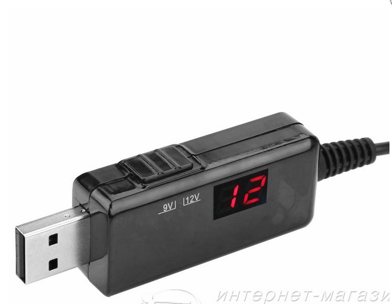 USB 5V to DC 9V 12V 5.5x2.1 кабель питания Винница - изображение 2