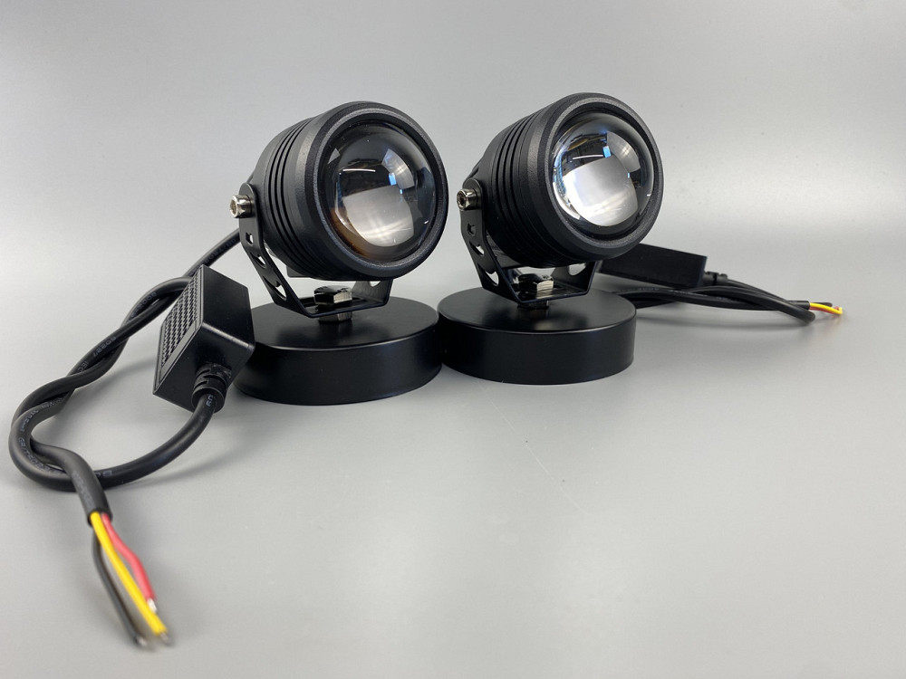 Фари-лінзи LED протитуманні (комплект 2 шт.), 1 фара — 26W реальних ватів, 2 шт. — 52W реальних, 3 дроти Мукачево - фото 6