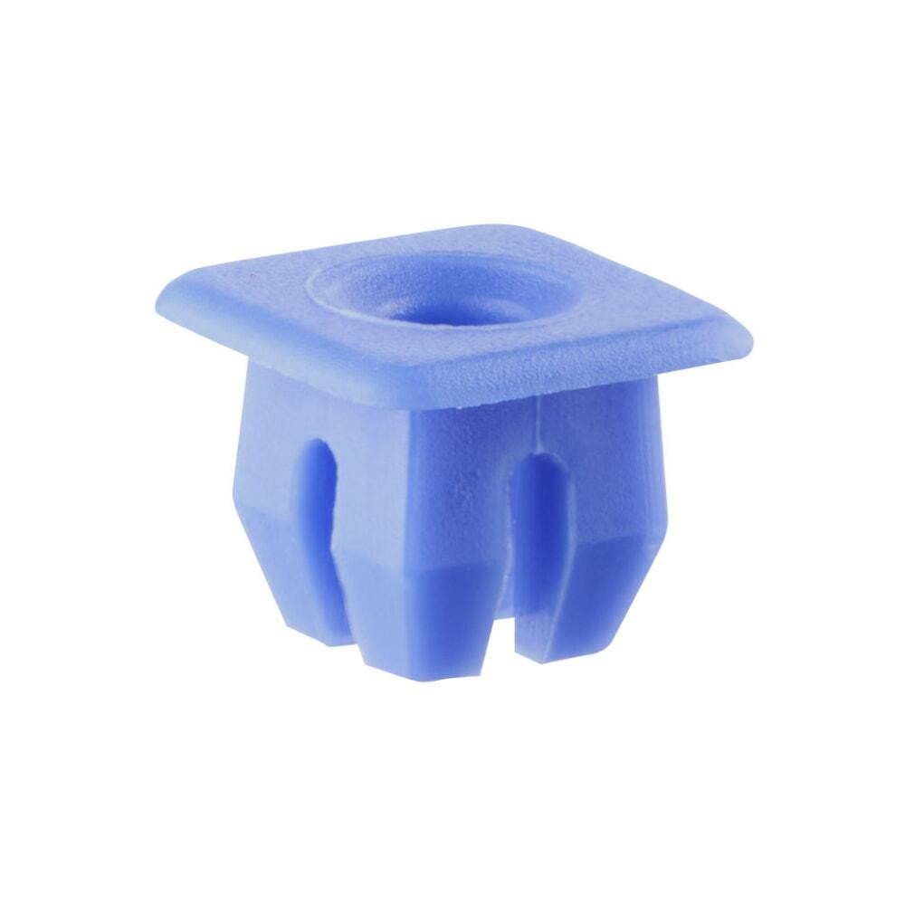 Втулки, вставки, Втулка з квадратним капелюшком Без ущільнювальної прокладки, Синій, Пластик, Розміри (мм): T-9.8x9.8 Київ - фото 1