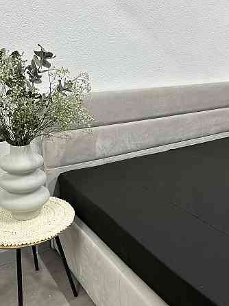 Ecotton Простирадло на резинці Ecotton 140х200 см фланель з бавовни Black чорний Коломия