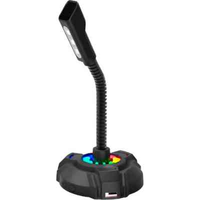 Микрофон HP DHP-1100C RGB backlit 3.5мм+USB Black (DHP-1100C) Винница