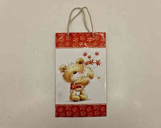 Бумажный пакет подарочный Средний 17/26/8 (артSV-044) (12 шт) Харьков