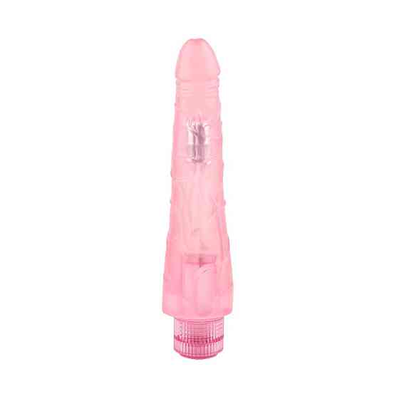 Вибратор реалистичный на батарейках Chisa Hi-Rubber, розовый Sex Aura Киев