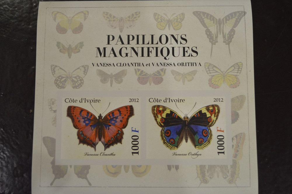 Кот-Д'івуар. Фауна. Марки. Блок. 2012 рік (І) Полтава - фото 1