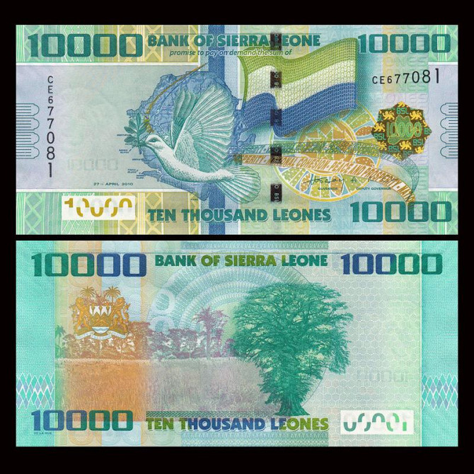 Сьєрра Леоне 10000 leones 2010 Pick 33 UNC Полтава - фото 1