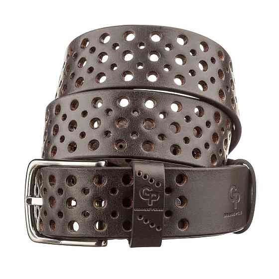 Ремінь Grande Pelle 11133 джинсовий Коричневий Київ