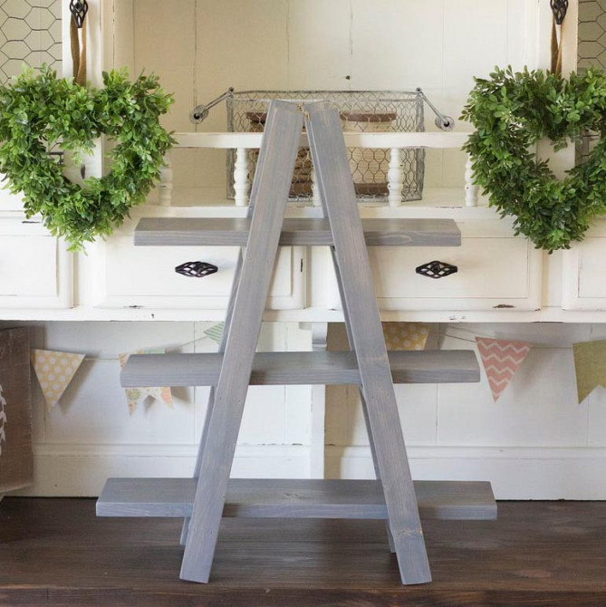 Підставка для квітів "Антоніу 50х17х60" сіра Миколаїв - фото 2