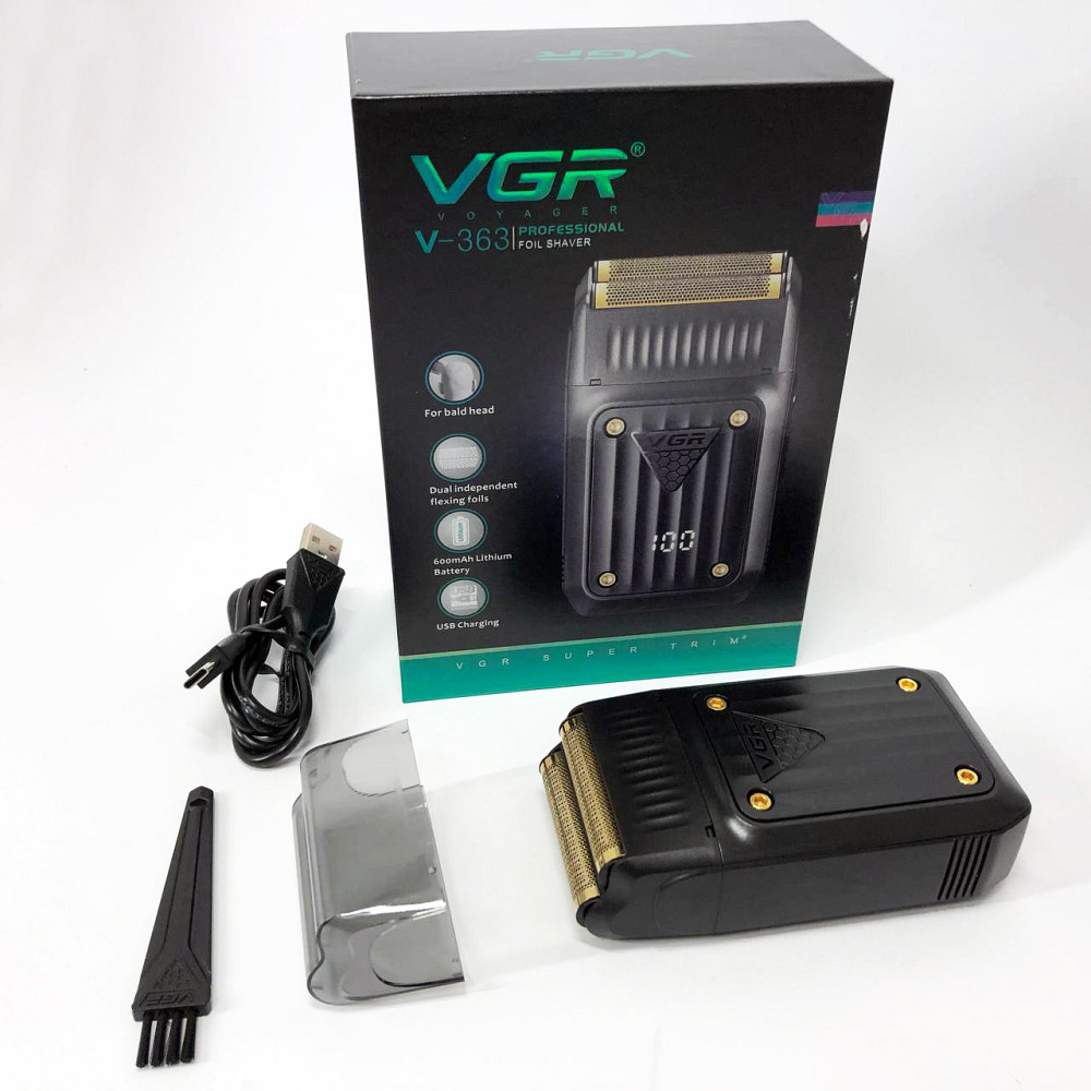 Вологостійка електрична бритва VGR, Електробритва-шейвер чоловіча, Бритва для сухого гоління SH-54 Івано-Франківськ - фото 5