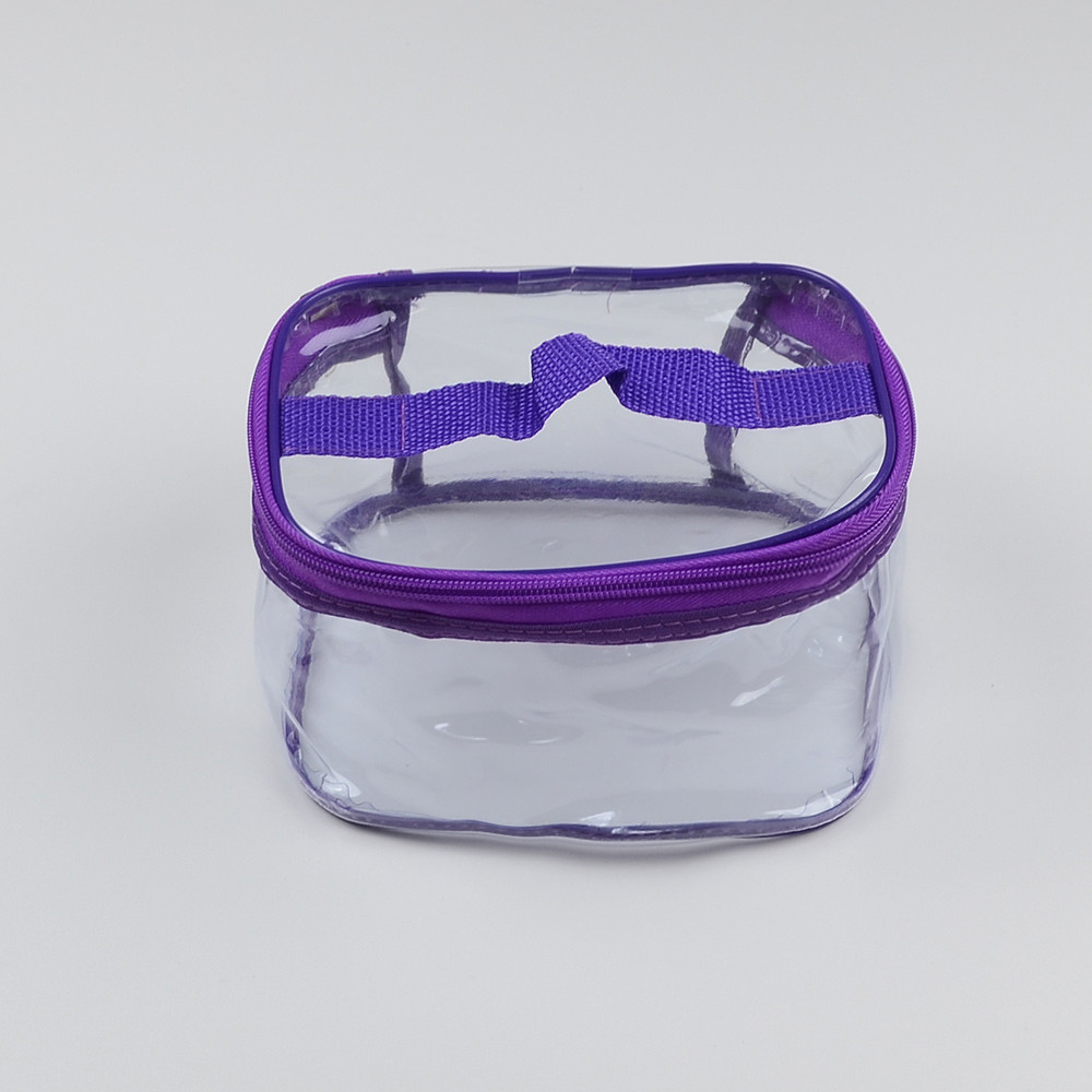 Косметичка прозора М - 17x13x10 см (Фіолетовий) Суми - фото 2