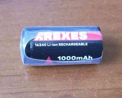Аккумулятор Arexes 16340 Li-Ion 1000 mAh Полтава