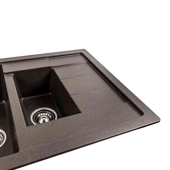 VALESO Гранітна мийка для кухні VALESO TOSKANA 7850W матова Темна скеля Киев