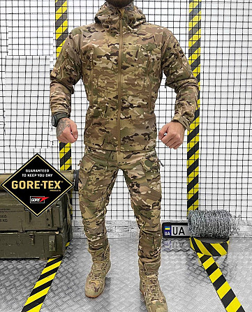 Тактический осенний костюм Softshell куртка и штаны (Мультикам) XXL Винница - изображение 1