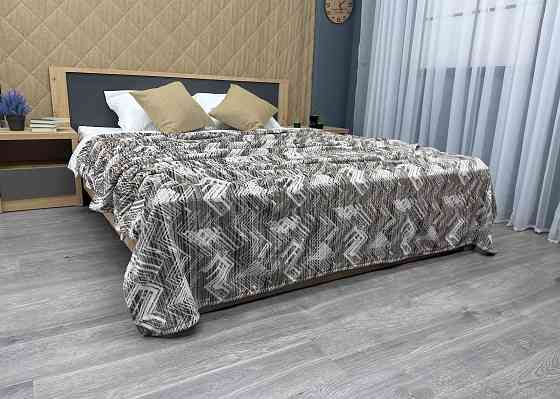 Плед-покривало Decorator WellSoft 200х220 см Коричневий з молочним (87-164) Київ