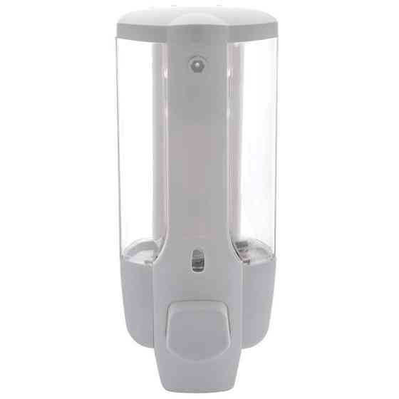 Настенный дозатор для мыла (пластик, белый) ZERIX LR406 Харьков
