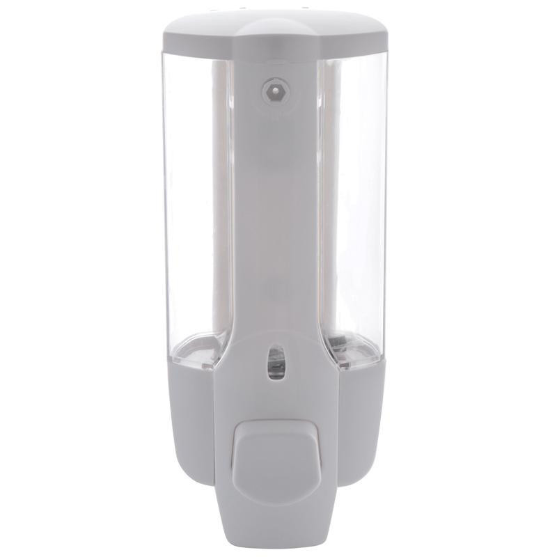 Настенный дозатор для мыла (пластик, белый) ZERIX LR406 Харьков - изображение 1