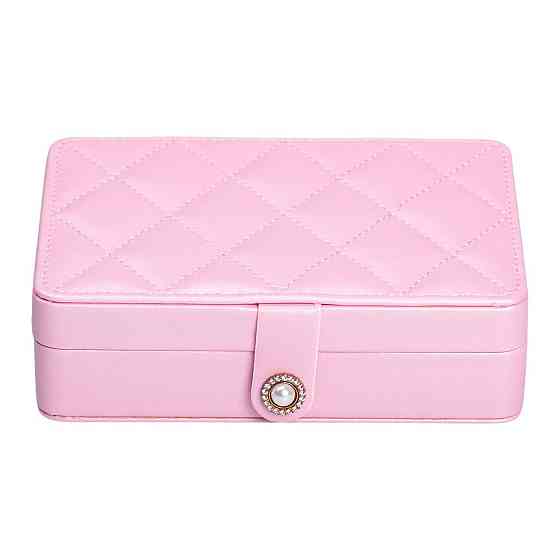 Шкатулка для прикрас з еко-шкіри 16×11 см Київ