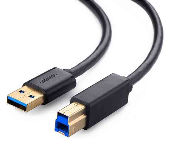 Кабель UGREEN US210 USB 3.0 AM to BM Print Cable 2m (Black）(UGR-10372) UGR-10372 Одеса