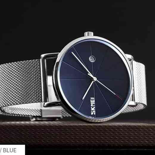 Оригинальные мужские часы Skmei 9183 Tiger Silver blue Винница