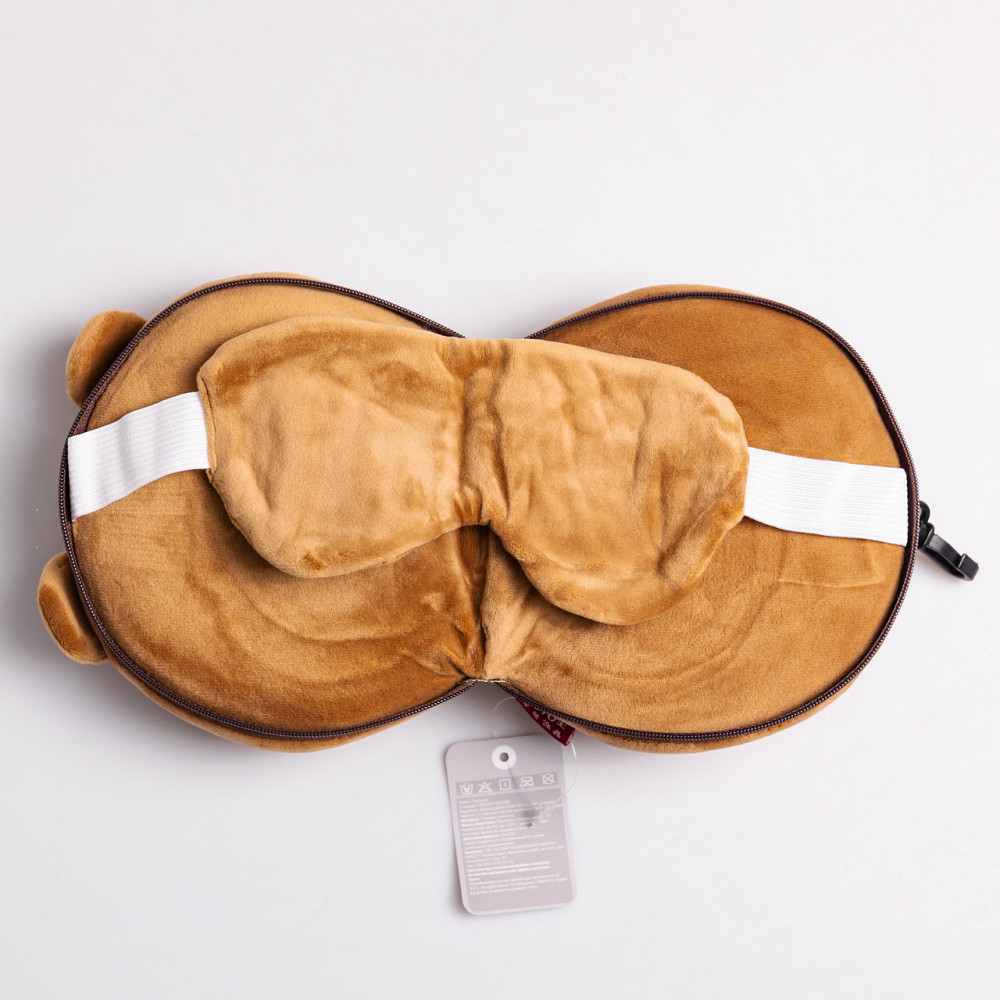 Подушка для шиї з маскою для очей HP-56-23BR Київ - фото 2