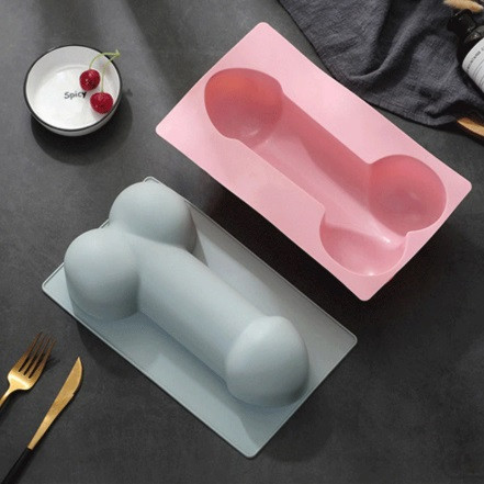 Молд силиконовый Мужской орган 165 на 272 мм розовый Киев - изображение 3