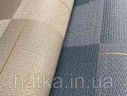 Шпалери вінілові на флізелін Sirpi AltaGamma Home 3 геометрія 3д кремові бежеві квадрати золотисті смуги Київ