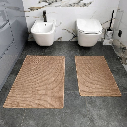 Килим універсальний для підлоги ТМ Dariana Фібра 45*75см коричневий Житомир - фото 5