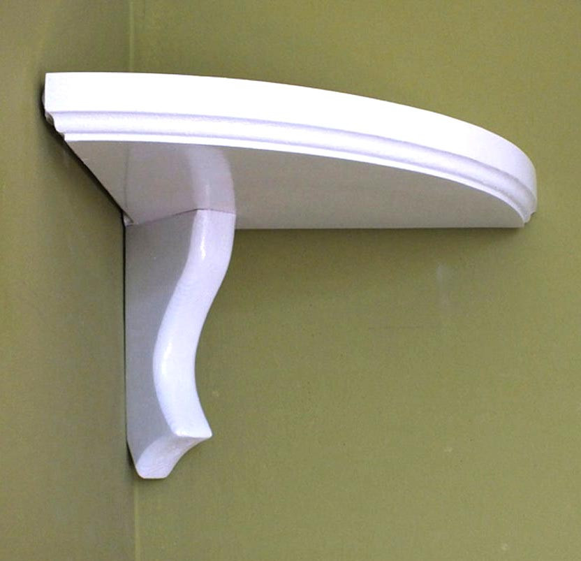 Кутова настінна полиця "Манабао 30" зефір Миколаїв - фото 1