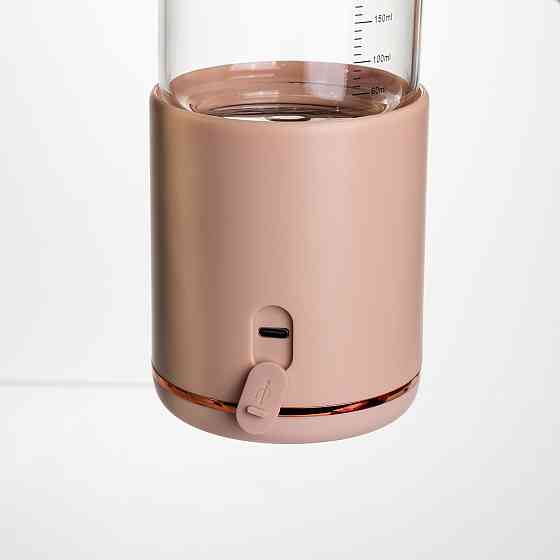 Пляшка з підігрівом для дитячого харчування 300 мл з акумулятором Рожевий HW01P Коломыя