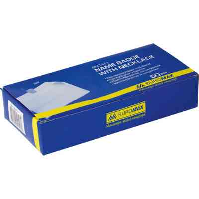 Бейдж Buromax horizontal 11х8cм, PVC, clear (BM.5411) Винница