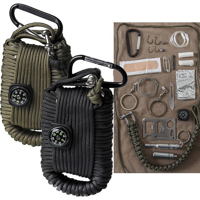 Туристический Комплект инструментов для туризма из 25 элементов Mil-Tec (16027701) Olive Нововолынск - изображение 4